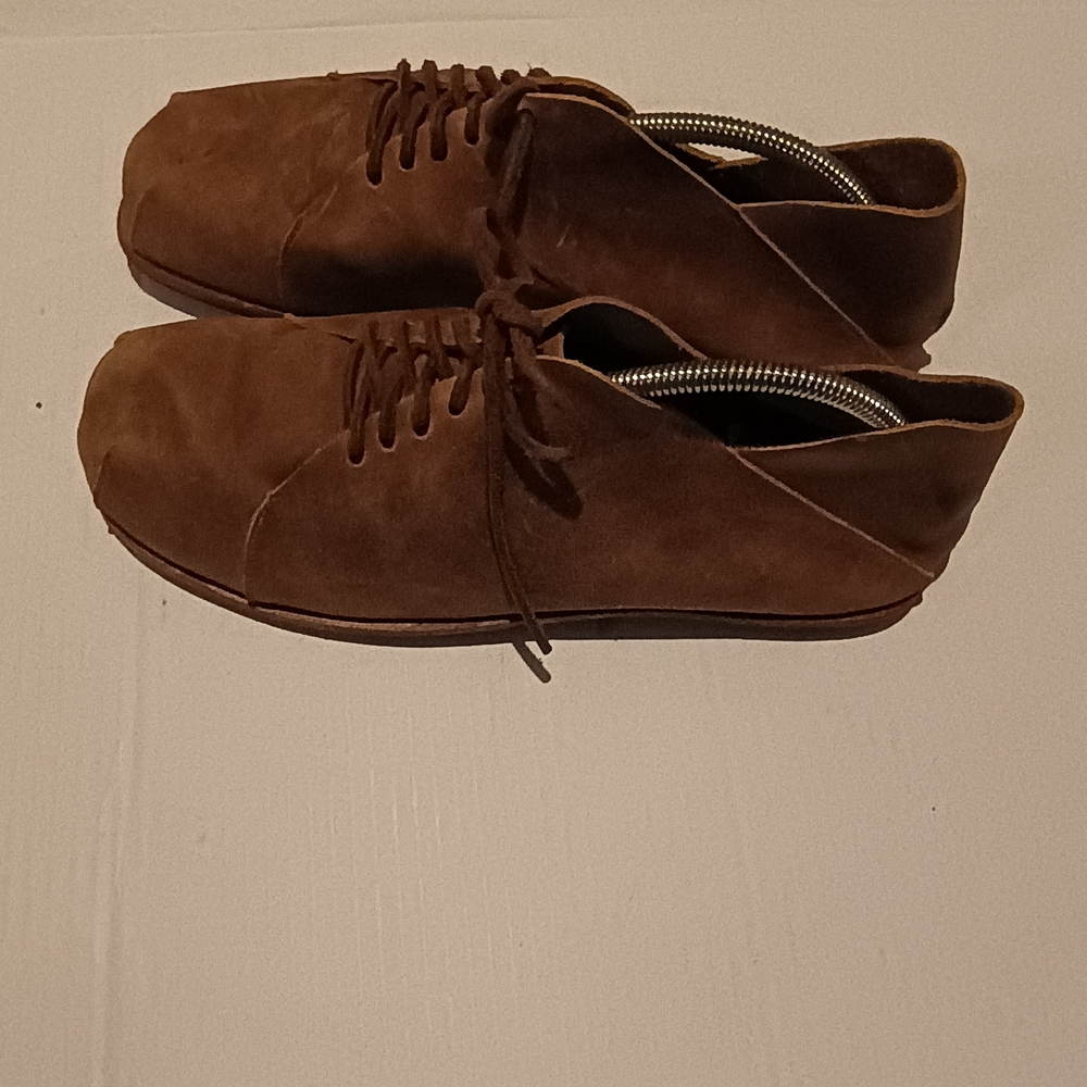 CYDWOQ (Sidewalk)Men's Brown Leather Shoes Made In USA Custom Size 44 10.5 - Picture 2 of 6